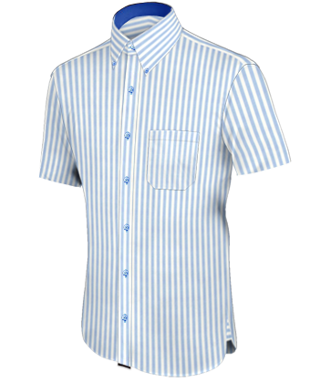 Bouton De Chemise Francais with French Collar 2 Button