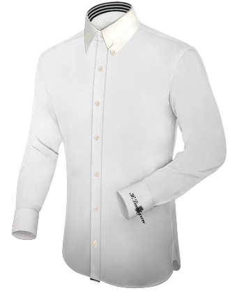 Chemise A Boutons De Manchettes with Hidden Button