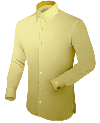 Chemise Homme Pour Mariage with French Collar 1 Button