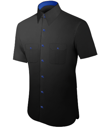 Chemise Asiatique Homme with French Collar 2 Button