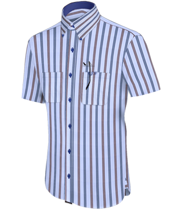 Chemise Bi Couleur 4xl with Button Down