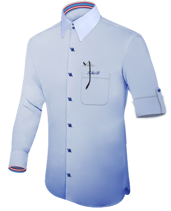 Chemise Cintree Homme Italien with French Collar 2 Button