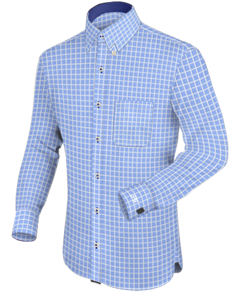 Chemise Cintr�es Homme with Hidden Button
