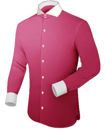 Chemise Coupe Cintr�e Longues Manches with Cut Away 2 Button