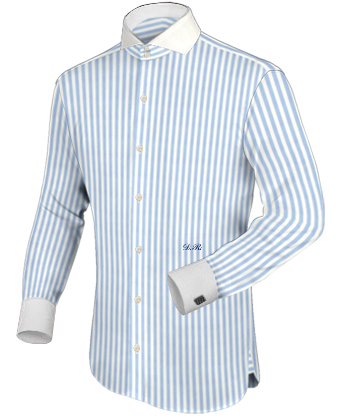 Chemise Design Pas Cher with Cut Away 2 Button