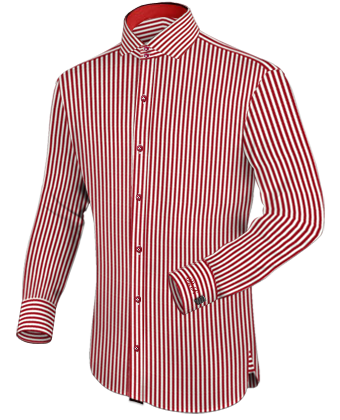 Chemise Rose Homme with Italian Collar 1 Button