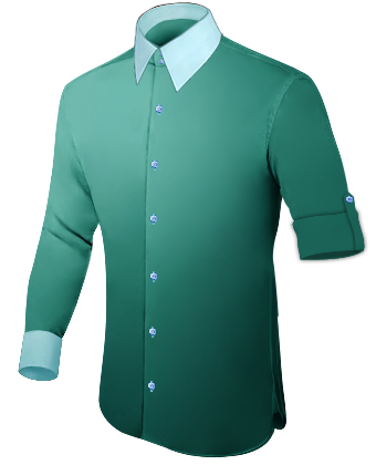 Chemise Et Cravates De Mari� with French Collar 2 Button