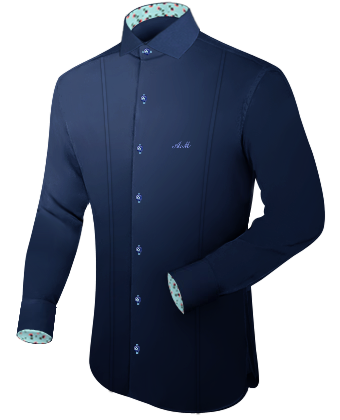 Chemise Et Cravatte Homme with Italian Collar 1 Button