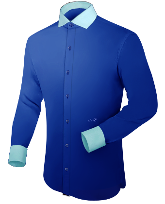 Chemise Fleuries with Italian Collar 1 Button