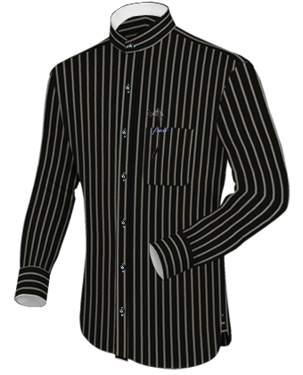 Chemise Sur Mesure Homme with Band