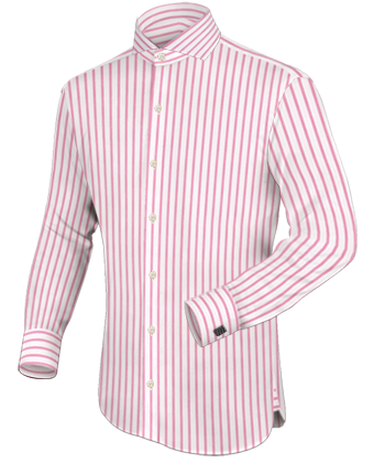 Shirt Avec Boutons De Manchettes with Cut Away 1 Button