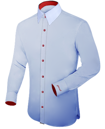 Chemise Homme Cintr�es with French Collar 2 Button