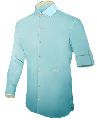 Chemise Homme Cintr�e Pas Cher with Italian Collar 1 Button