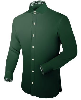 Chemise Homme Clasique Grand Taille with Italian Collar 2 Button