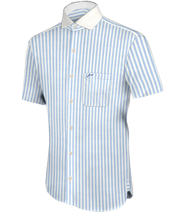 Chemise Homme De Haute Taille with Italian Collar 1 Button