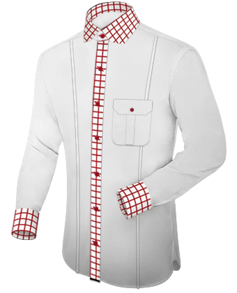 Chemise Body with Modern Collar