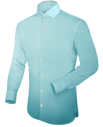 Chemise Hommes Unies Pas Cher with Italian Collar 1 Button