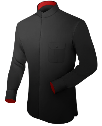 Chemise Italienne Homme Satin with Band