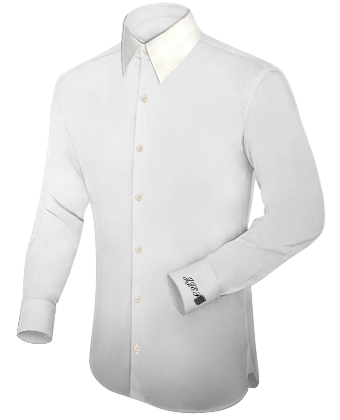 Chemise Ivoir Homme with French Collar 1 Button