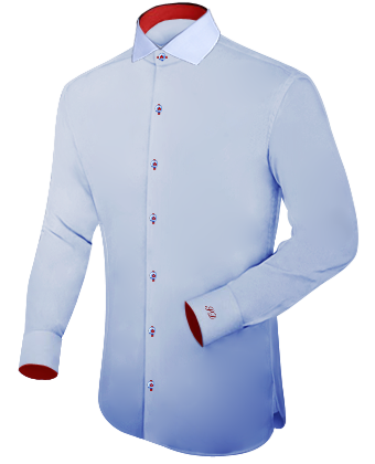 Chemise Ivoire Manche Courte with Italian Collar 1 Button