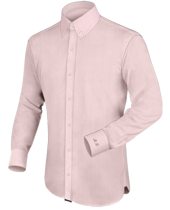 Chemise Kaki Homme with Hidden Button