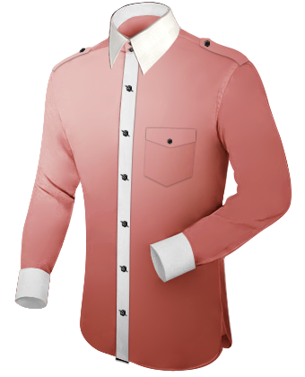 Chemise Manche Courte Us with French Collar 2 Button