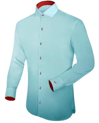 Chemise Mexicaine Brodee with Italian Collar 1 Button