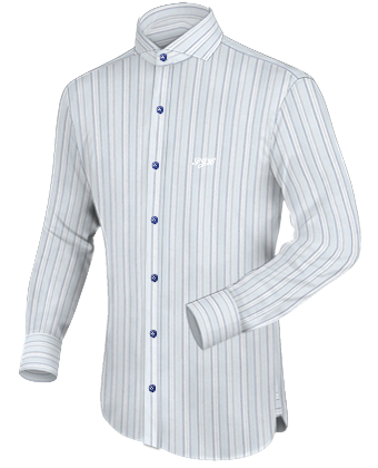 Chemise Oxford with Cut Away 1 Button