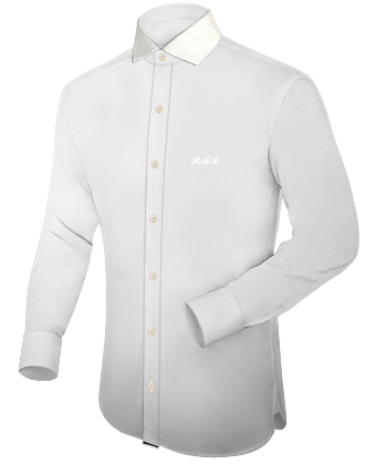 Chemise Personnalis� Vente Homme with Italian Collar 1 Button