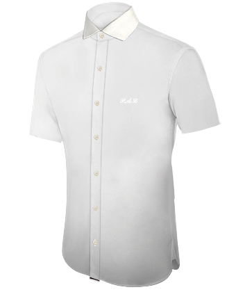 Chemise Personnalis�es with Italian Collar 1 Button