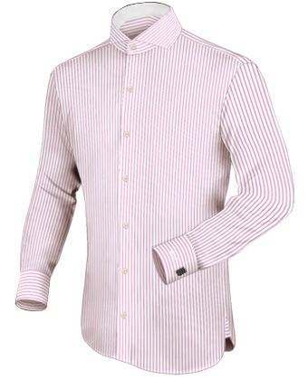 Chemise Popeline with Cut Away 1 Button