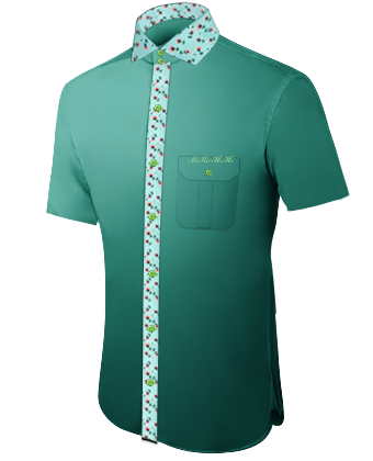 Chemise Repassage Facile with Italian Collar 2 Button