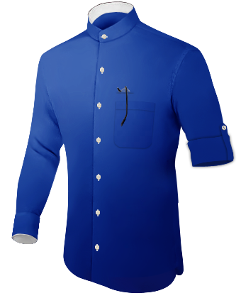 Chemise Rouge Vif with Band