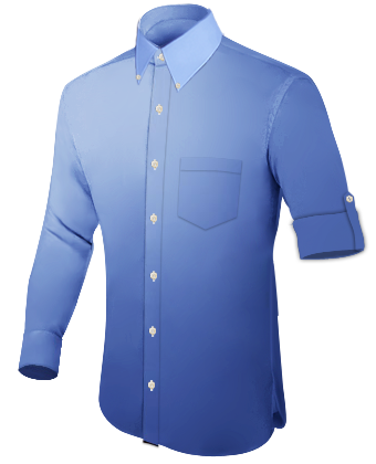 Chemise Sans Col Homme with Button Down