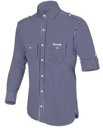 Chemise Sans Col Hommes with Modern Collar