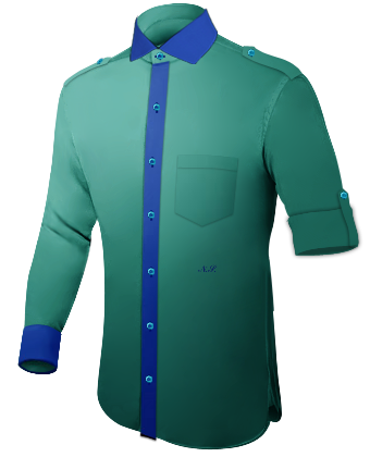 Chemise Sell Homme with Italian Collar 1 Button