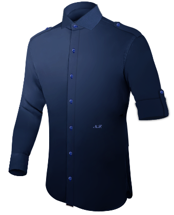 Chemise Slim Xs with Italian Collar 1 Button