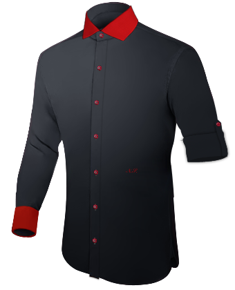 Chemise Slim Cut with Italian Collar 1 Button