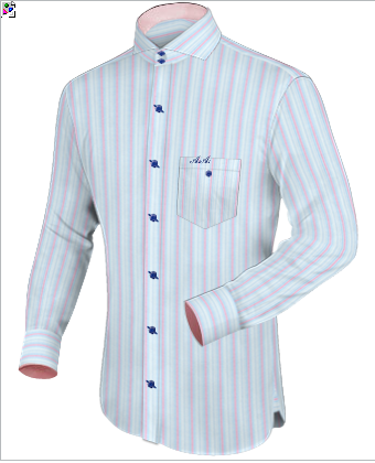 Chemise Soie Homme with Cut Away 2 Button