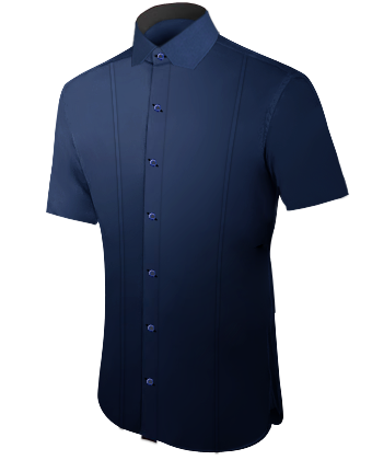 Chemise Sur Mesure A Double Collet with Modern Collar