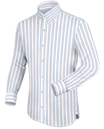 Chemise Sur Mesure Grenoble with French Collar 1 Button