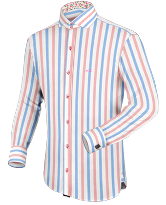 Chemise Sur Mesure Italienne with Italian Collar 2 Button