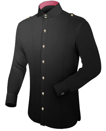 Chemise Sur Mesure Sans Repassage with Italian Collar 2 Button