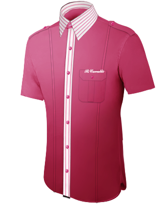 Chemises Longues Hommes with French Collar 1 Button