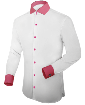 Chemises Sur Mesures En Ligne with Italian Collar 2 Button