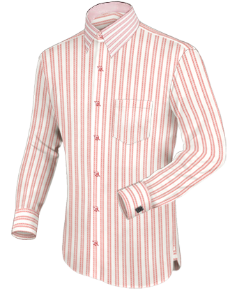 Design Tailored Shirt with French Collar 1 Button