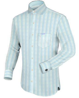 Desing Tailored Shirt Whirt 3 D Desingner with English Collar