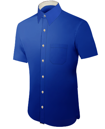 Discount Chemise Homme Grande Taille with French Collar 1 Button