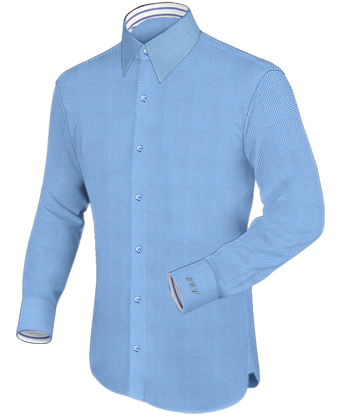 Grande Chemise 64 Homme with French Collar 1 Button