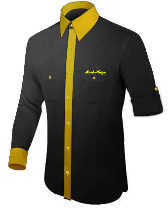 Grossiste Chemise Italienne with French Collar 1 Button